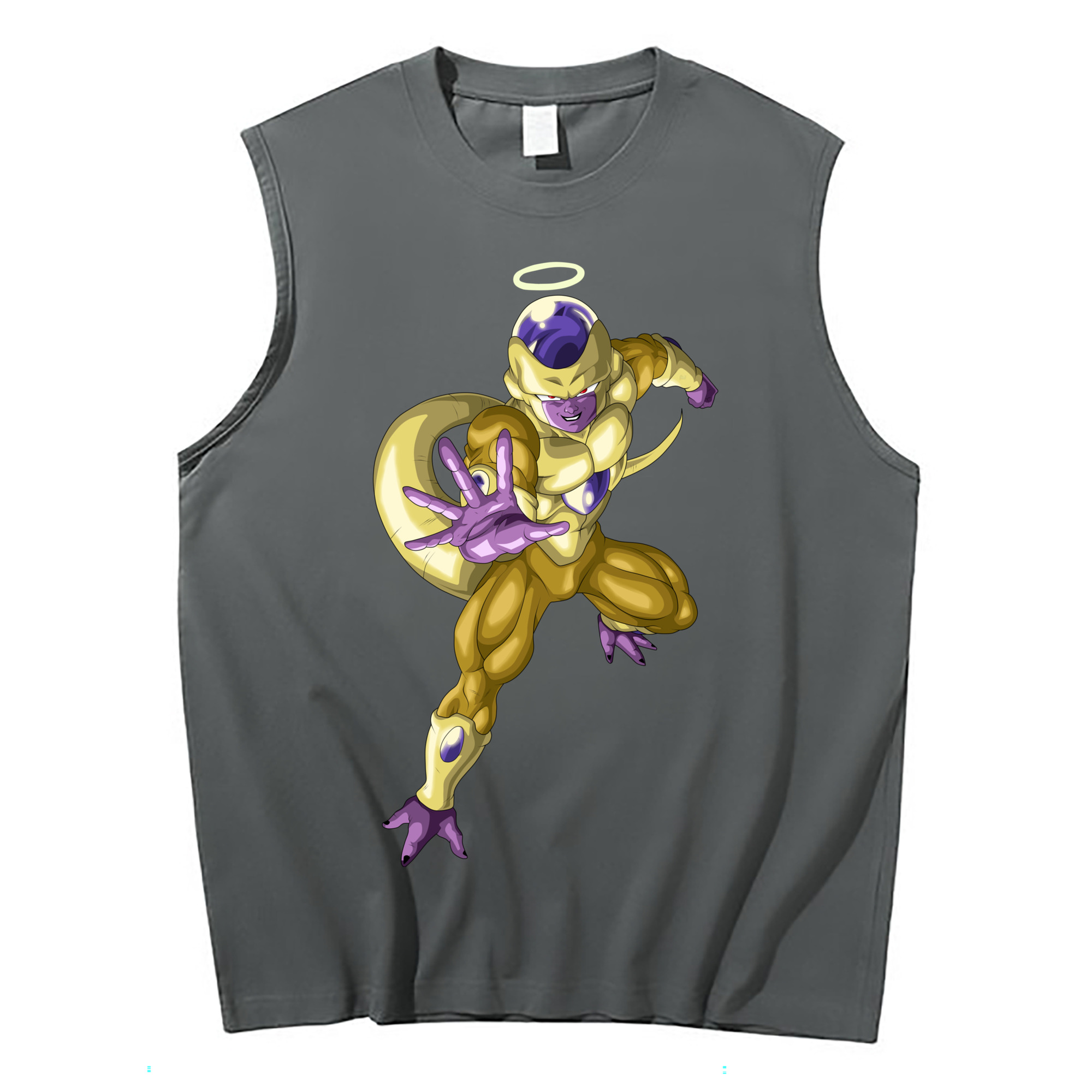 （画像用） ドラゴンボール フリーザ DRAGON BALL Frieza コットン100％タンクトップ（フロントプリント）